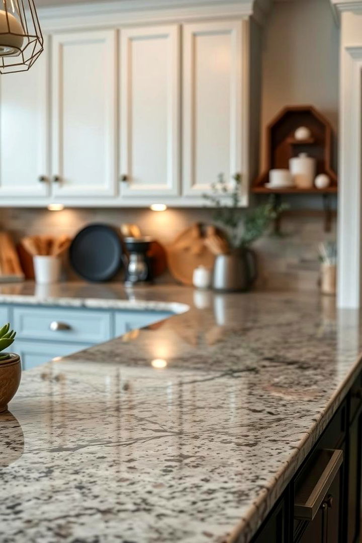 Honed Finish Sophistication - 22 Granite Kitchen Countertop Ideas