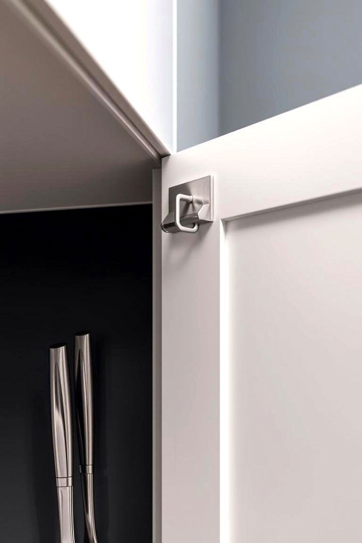 Hooks on Inside Doors - 22 cabinet storage ideas