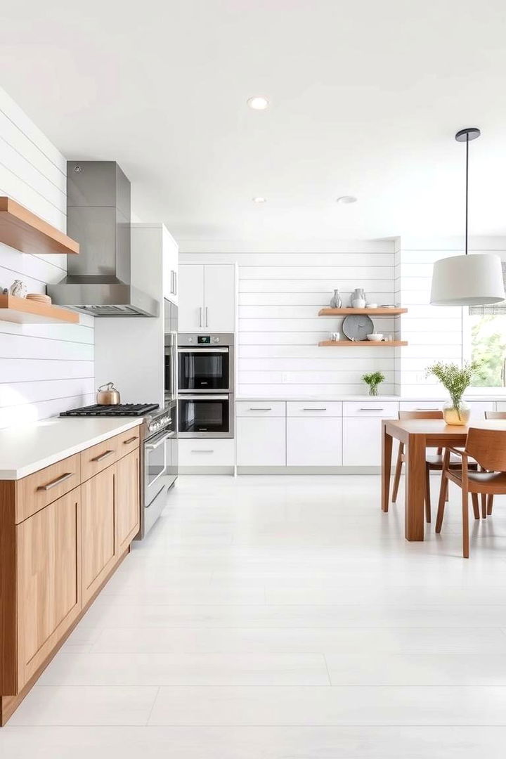 Horizontal Layout Shiplap - 22 Shiplap Backsplash Ideas for Your Kitchen