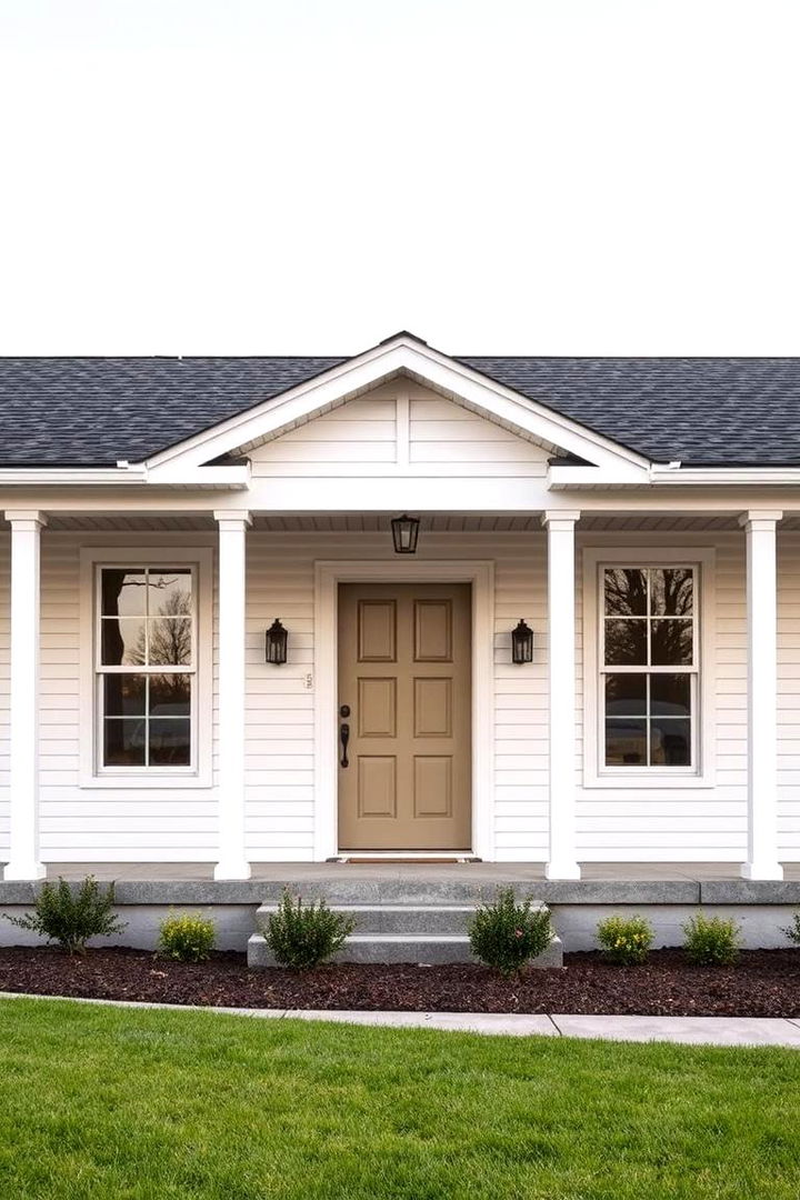 Horizontal Lines Emphasis - 22 Ideas for Ranch-Style Home Exteriors