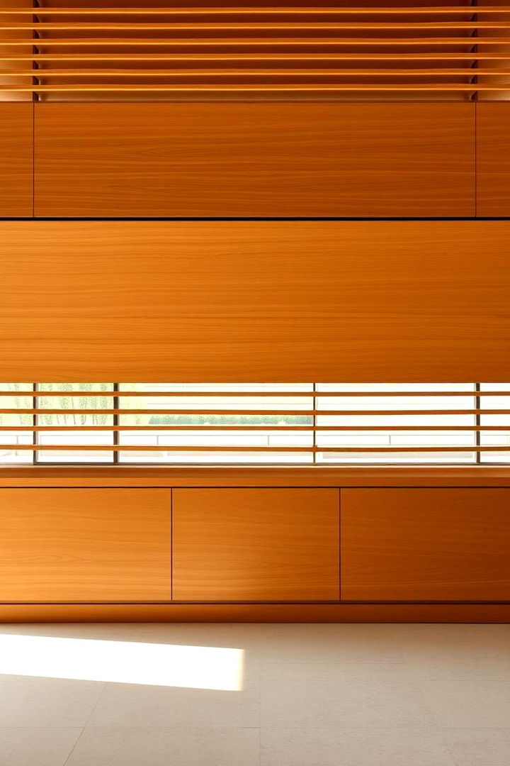 Horizontal Slat Design - 22 Rustic Wainscoting Ideas