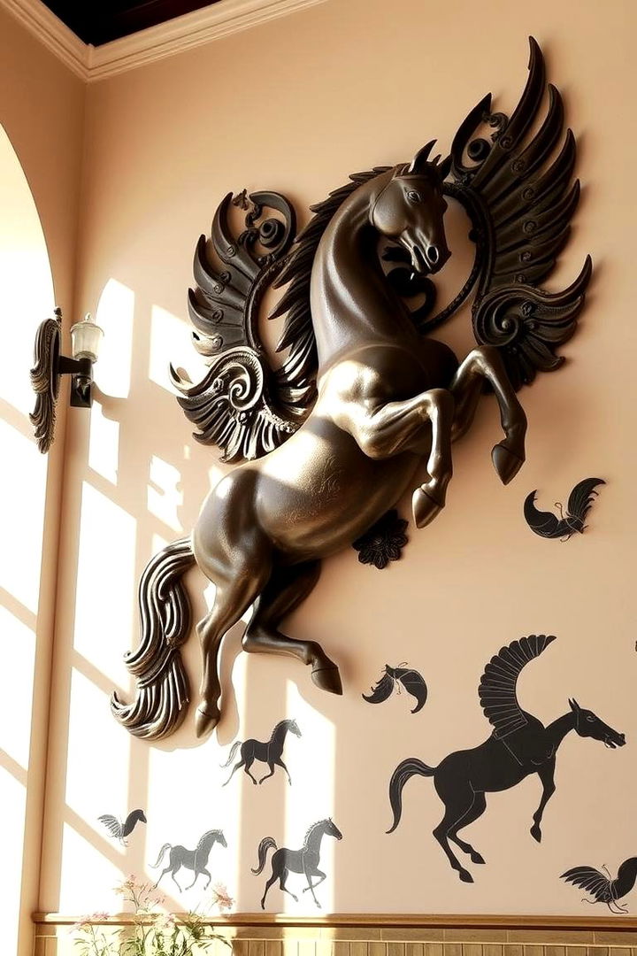 Horse Motif Decorations - 22 Cowboy Room Decor Ideas