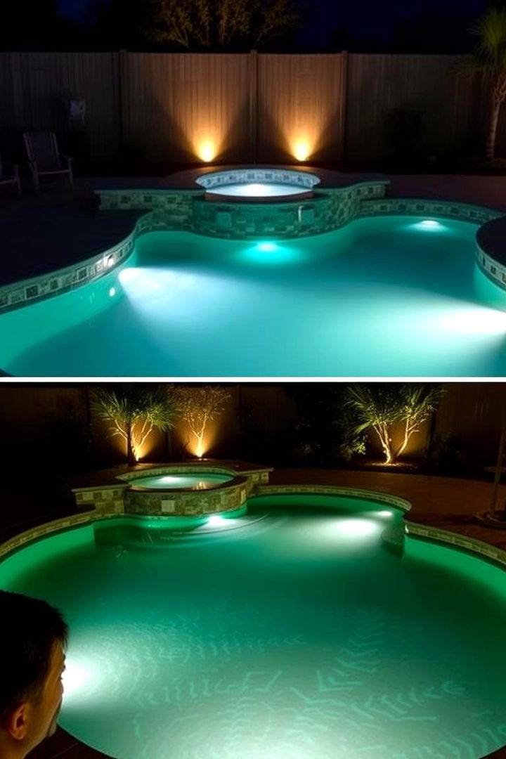 Hybrid Lighting Ideas - 22 Pool Lighting Ideas