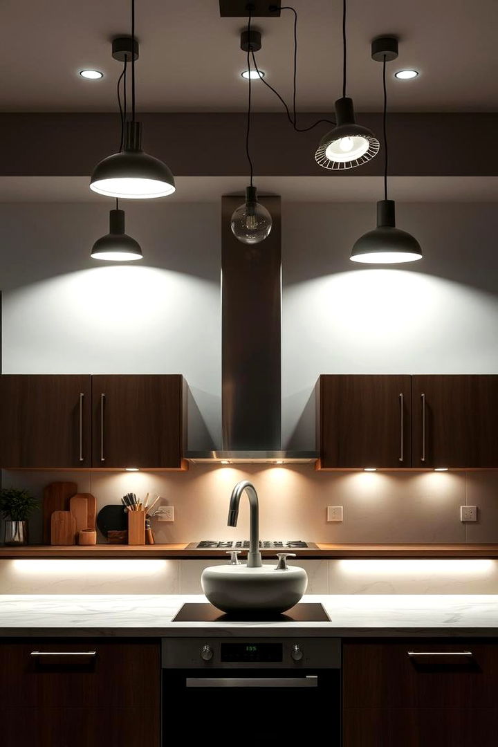 Hybrid Lighting Systems - 22 Kitchen Lighting Ideas
