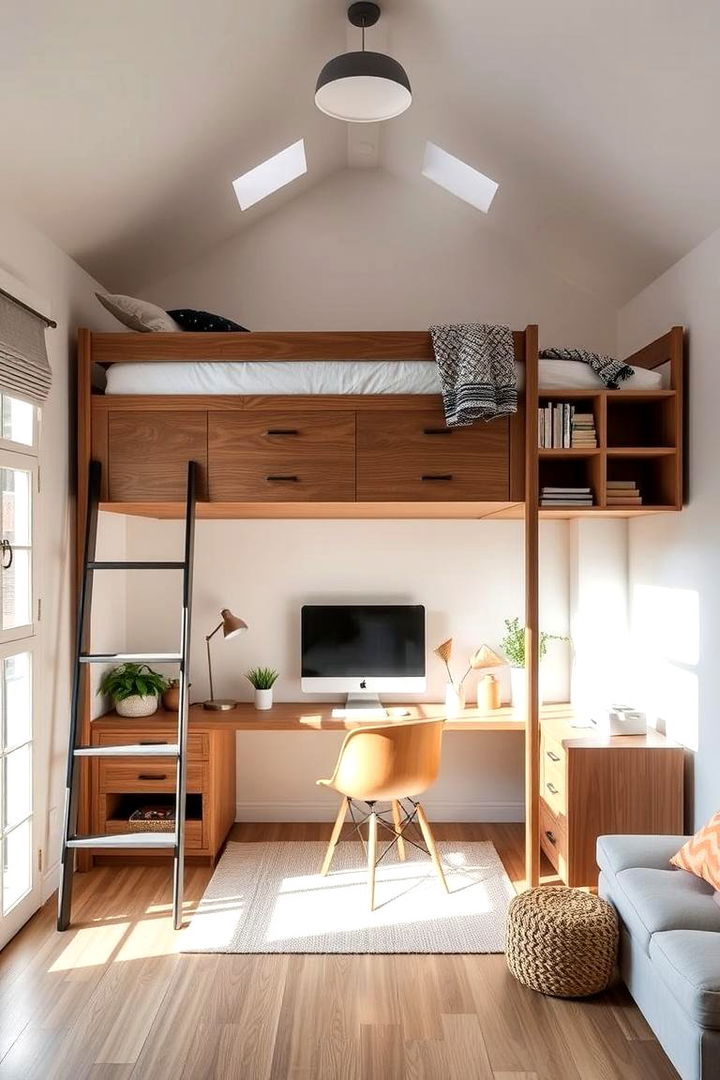 Hybrid Loft Bed Function Meets Style - 22 Loft Bed Ideas