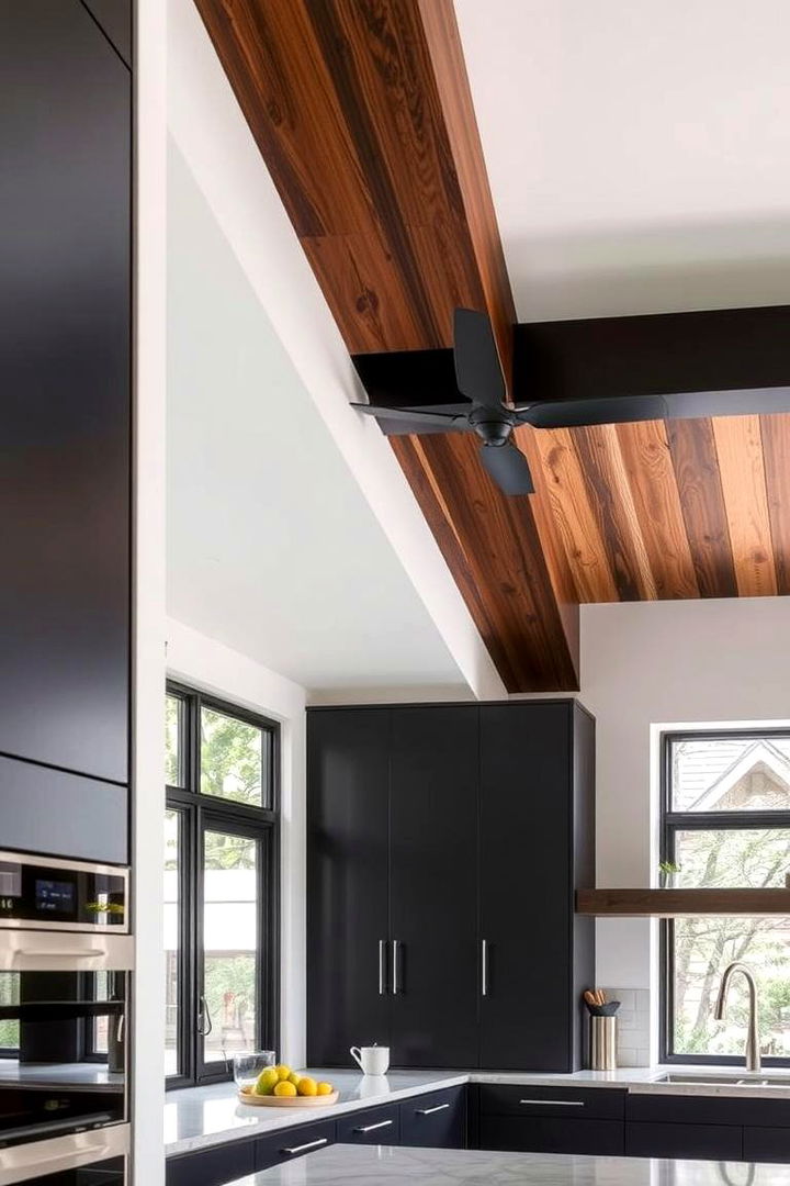 Hybrid Material Soffits - 22 Kitchen Soffit Ideas