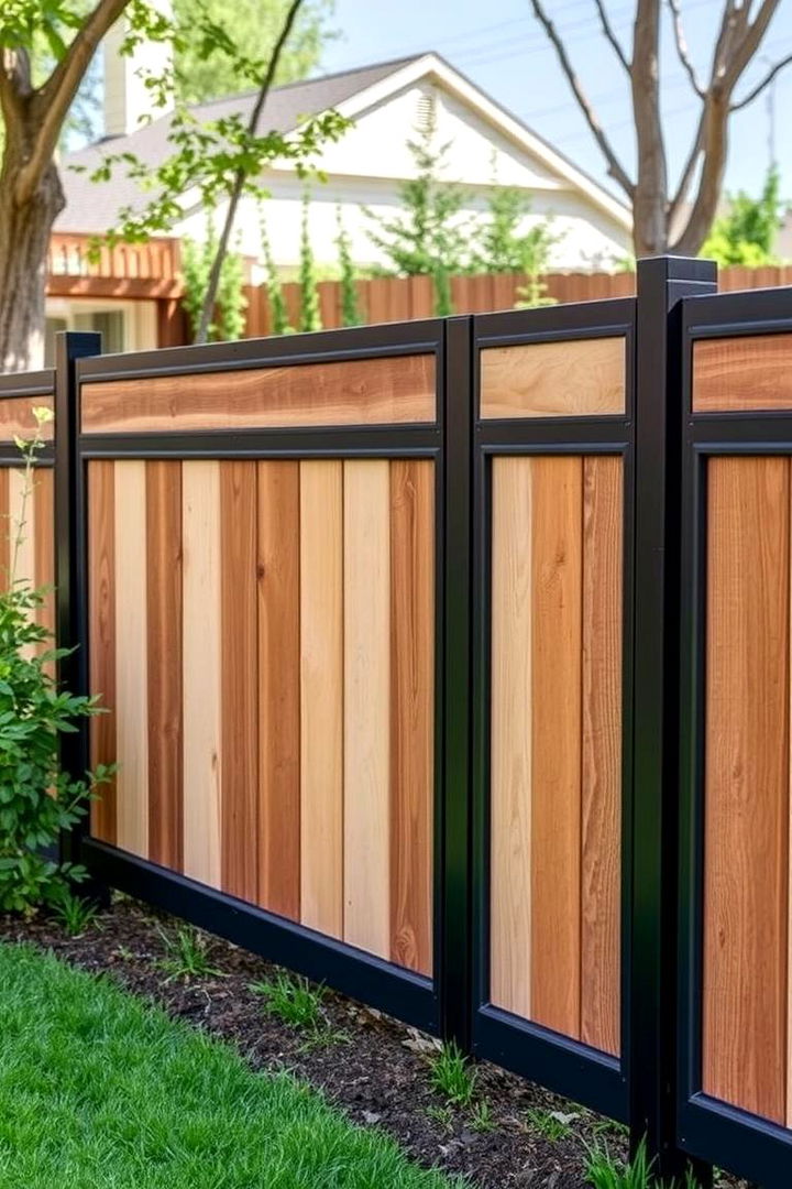Hybrid Materials Dog Fence for Versatile Design - 22 Dog Fence Ideas