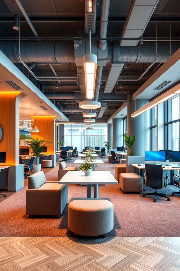 Hybrid Work and Leisure Zones - 22 2200s Room Ideas