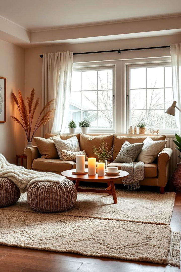 Hygge Inspired Comfort Zone - 22 Aesthetic Living Room Ideas