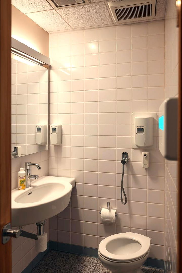Hygienic Cleaning Innovations - 22 Dorm Bathroom Ideas