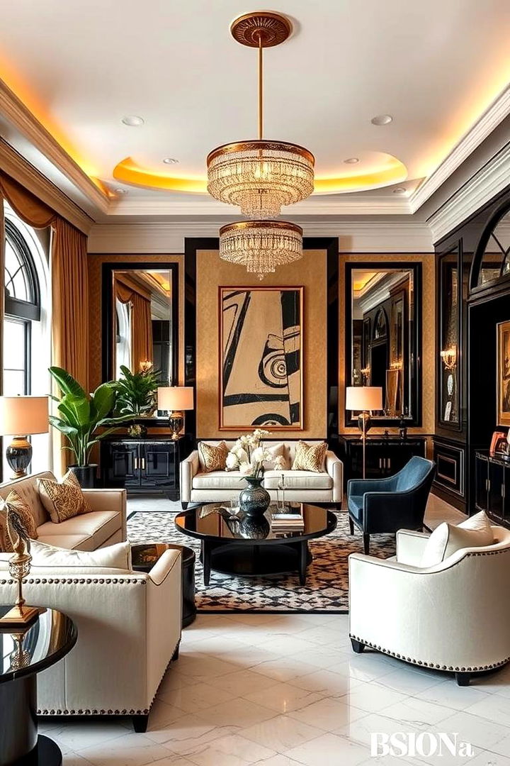 Iconic Art Deco Revival - 22 Art Deco Interior Design Ideas