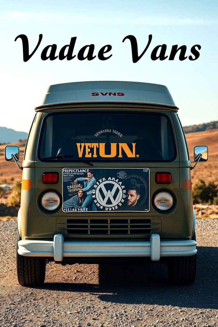 Iconic Band Influence - 22 70s Van Art Ideas