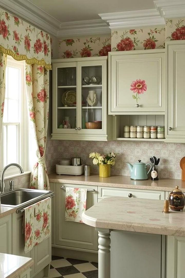 Iconic Floral Prints - 22 70s Kitchen Ideas