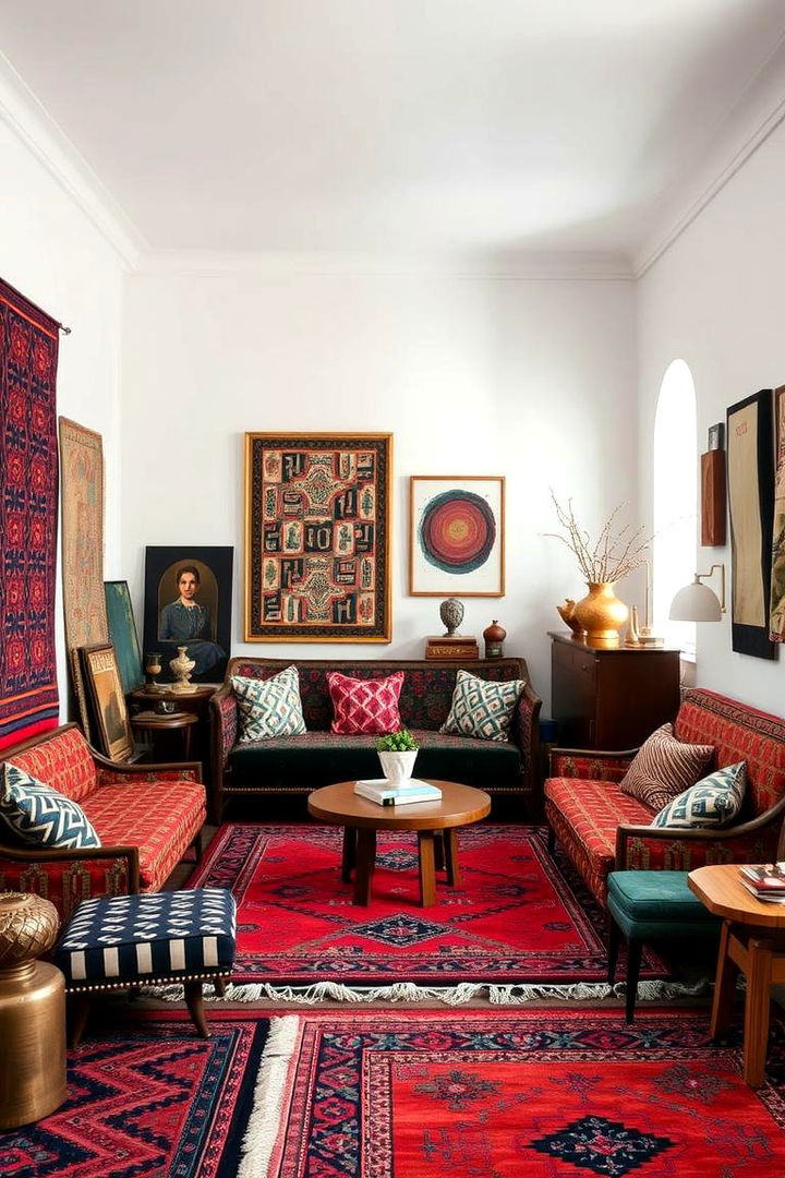 Iconic Geometric Patterns - 22 70s Bedroom Decor Ideas