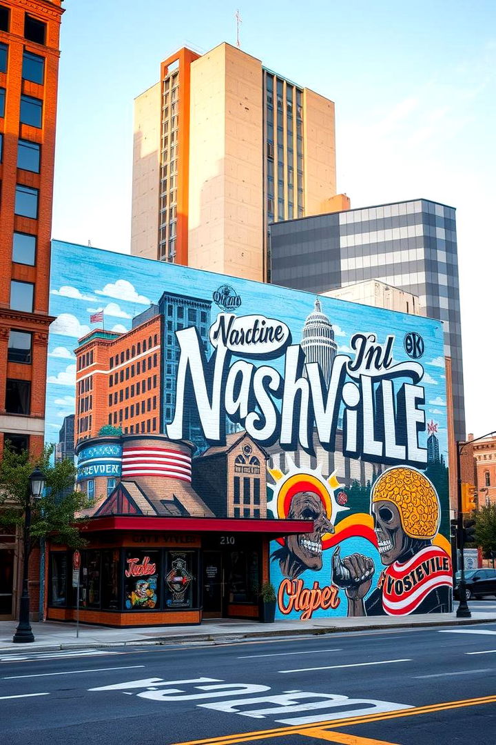 Iconic Locations in Nashville - 22 Nashville Murals