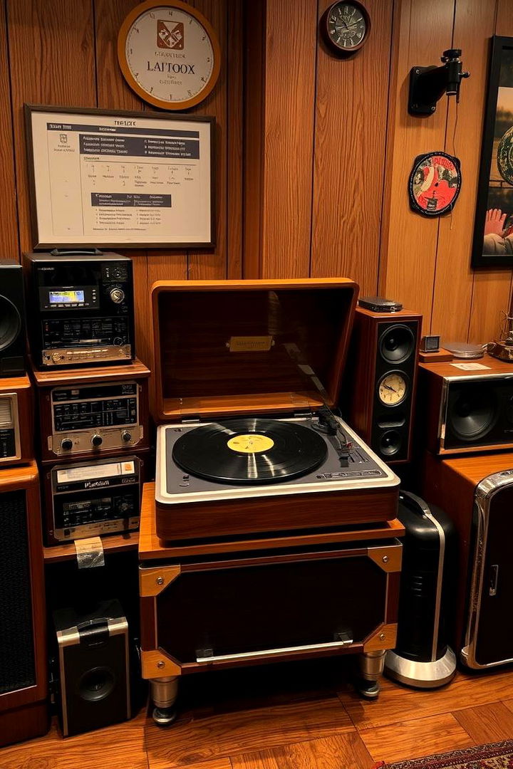 Iconic Record Players - 22 60s Bedroom Ideas