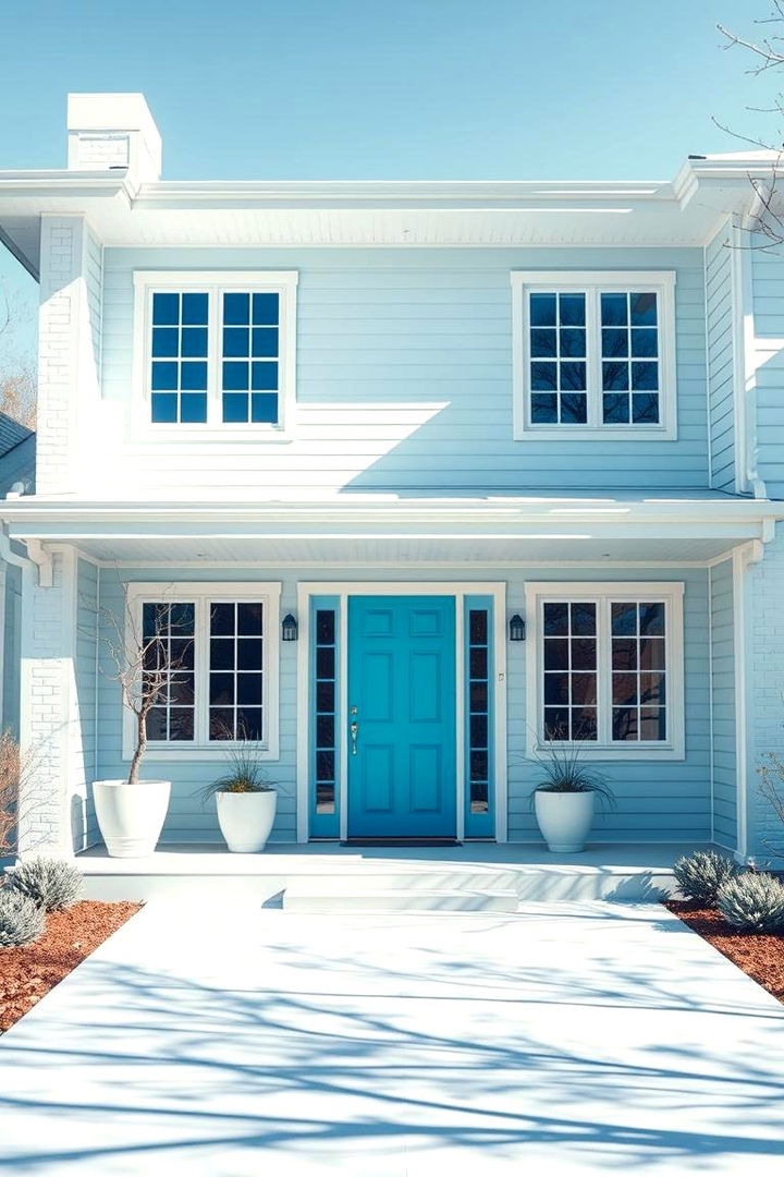 Icy Blues - 22 Exterior Color Palettes for Small Homes