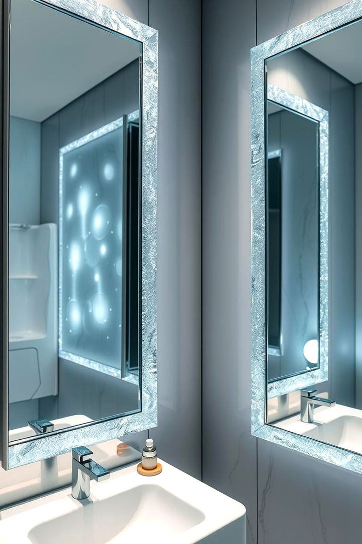 Icy Mirror Finishes - 22 frozen room decor ideas