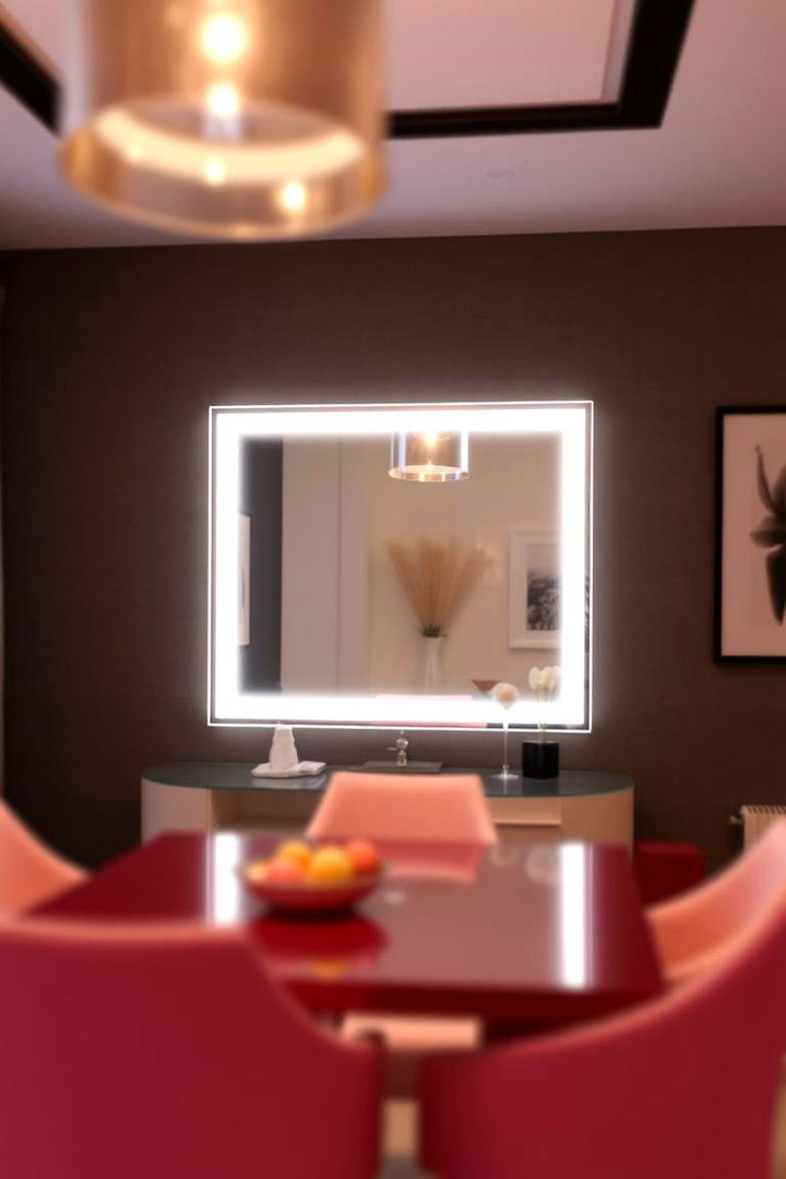 Illuminated Elegance - 22 Dining Room Mirror Ideas