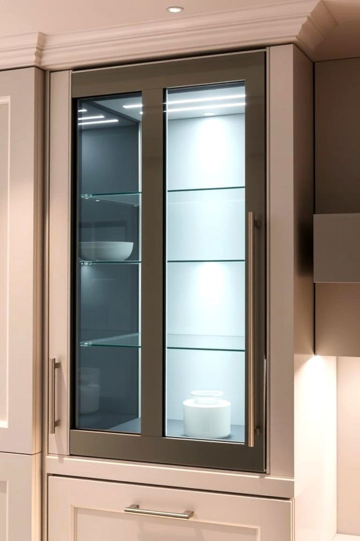 Illuminated Glass Cabinet Doors - 22 Cabinet Lighting Ideas