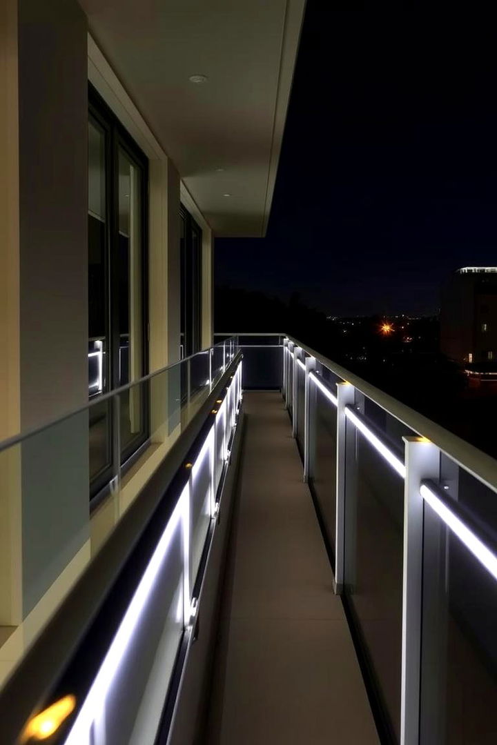 Illuminated Railings - 22 Balcony Railing Design Ideas