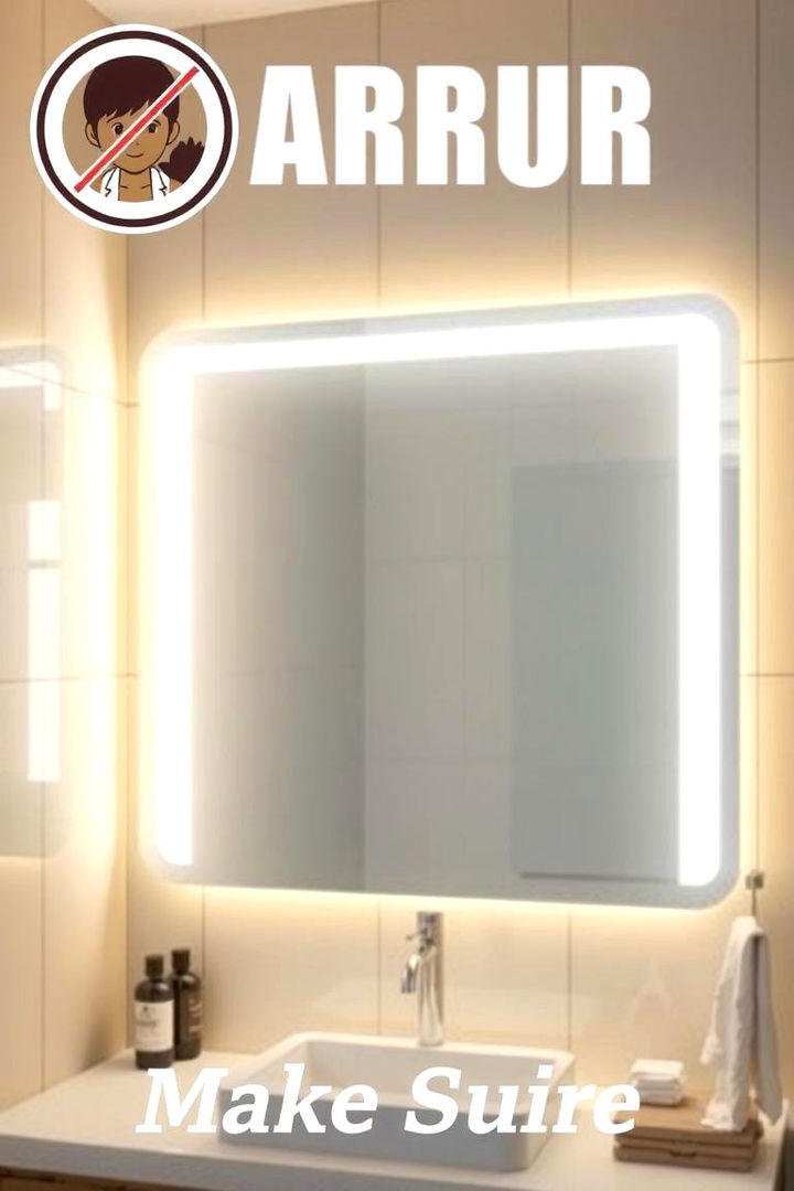 Illuminated Statement - 22 Bathroom Mirror Ideas