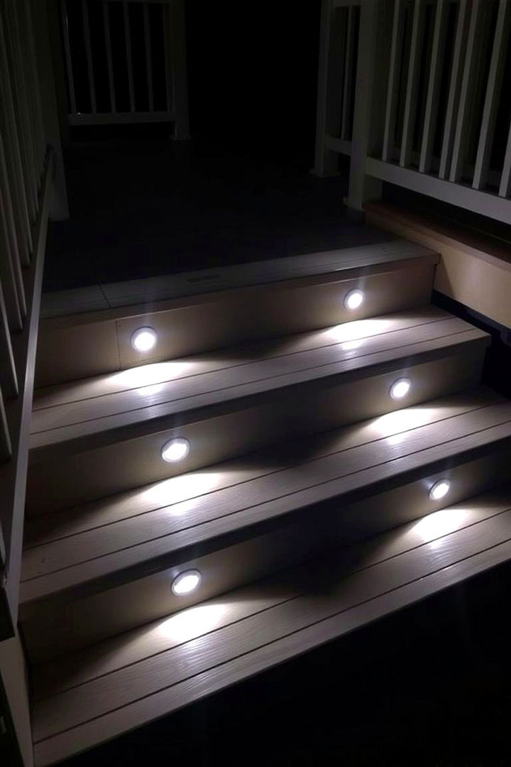 Illuminated Understep Lighting - 22 Deck Steps Ideas