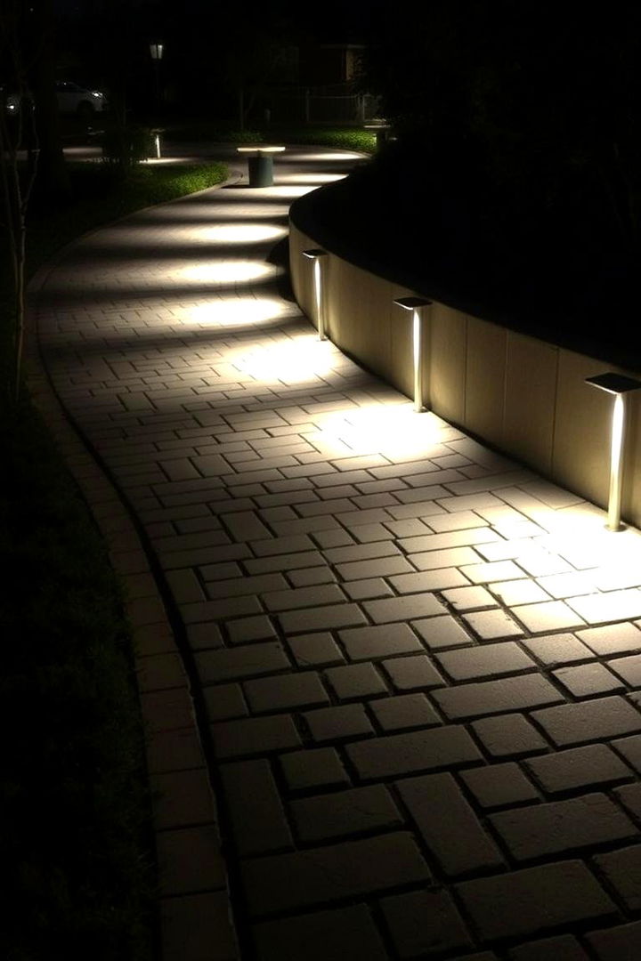 Illuminated Walkway Features - 22 Curb Appeal Ideas
