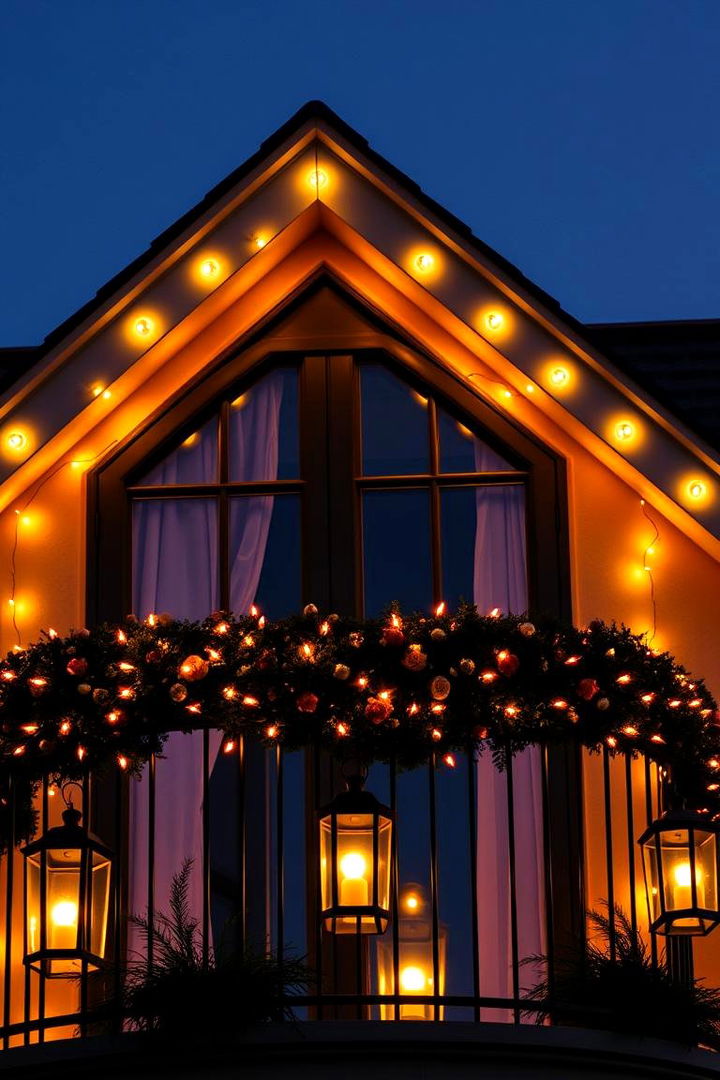 Illuminating Evenings with Warm Ambient Lighting - 22 Dormer Balcony Ideas