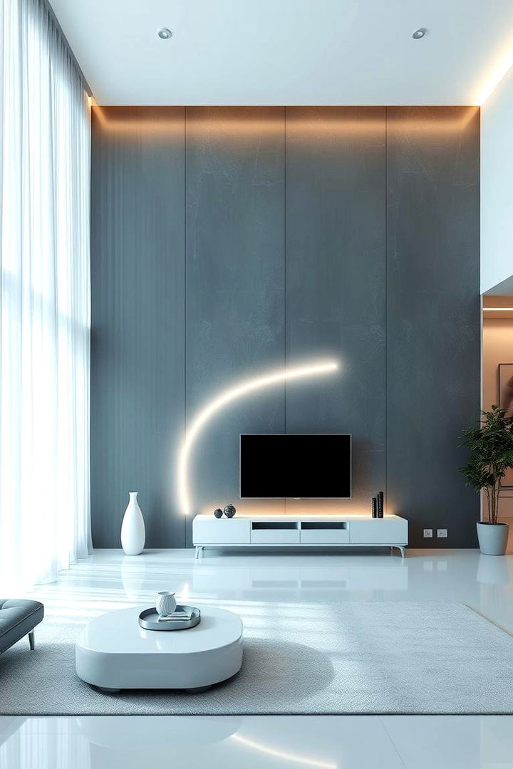 Illusory Floating Lights - 22 Living Room Wall Lighting Ideas