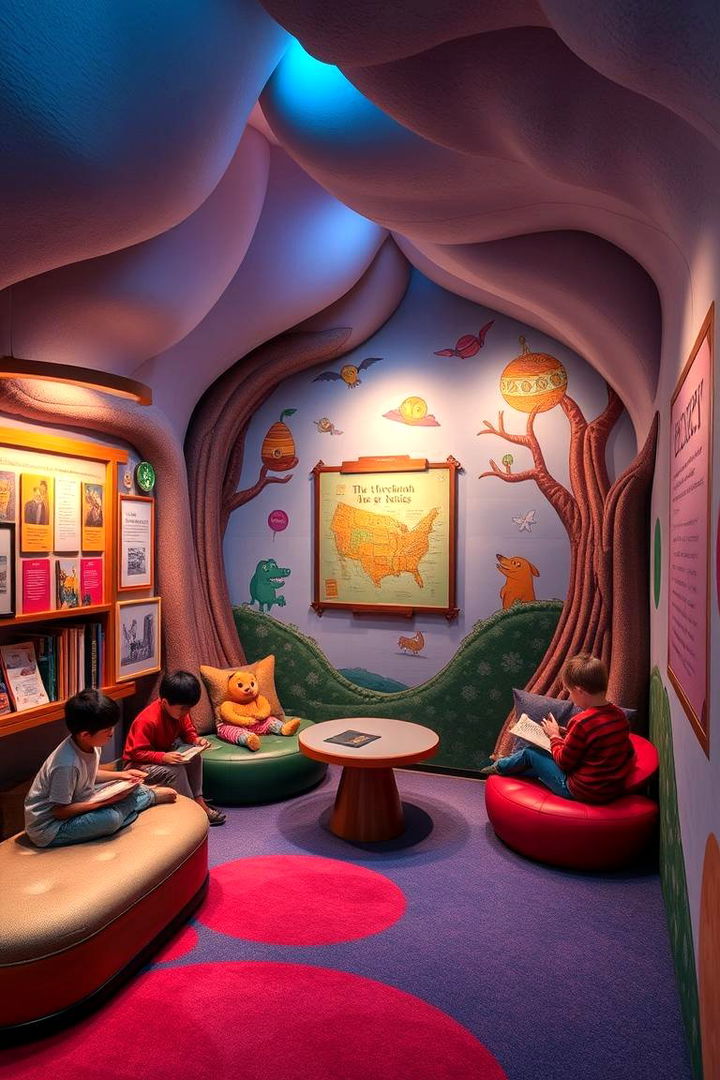Imaginative Storytelling Space - 22 Basement Playroom Ideas