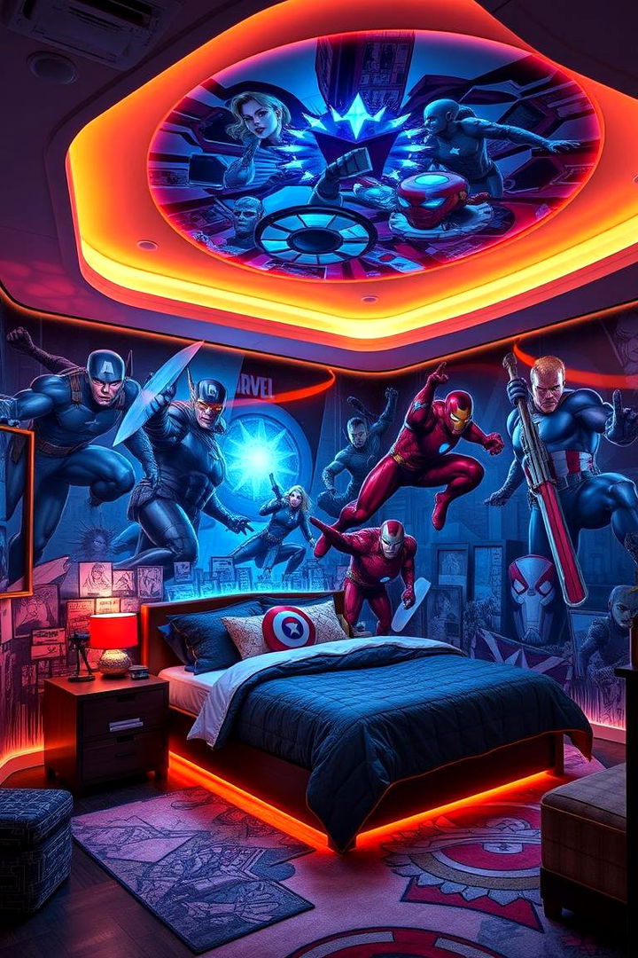 Immersive Themed Experiences - 22 Marvel Bedroom Ideas