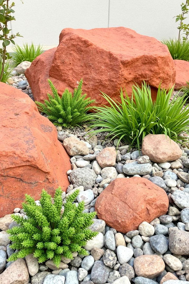 Implementing Eco Friendly Landscape Installations - 22 Red Lava Rock Landscaping Ideas