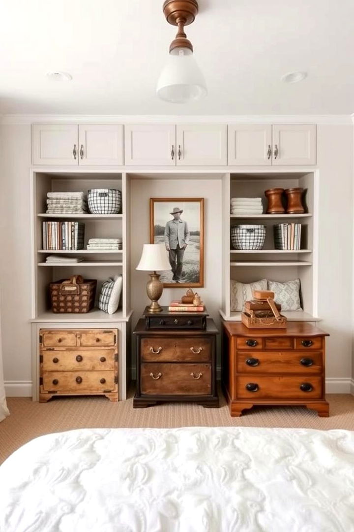 Implementing Practical Storage Solutions - 22 Farmhouse Bedroom Ideas