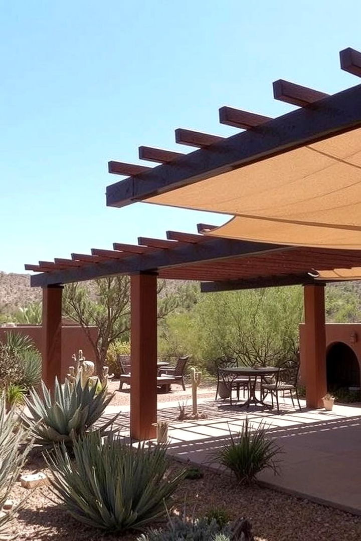 Implementing Shade Structures - 22 Desert Landscape Ideas