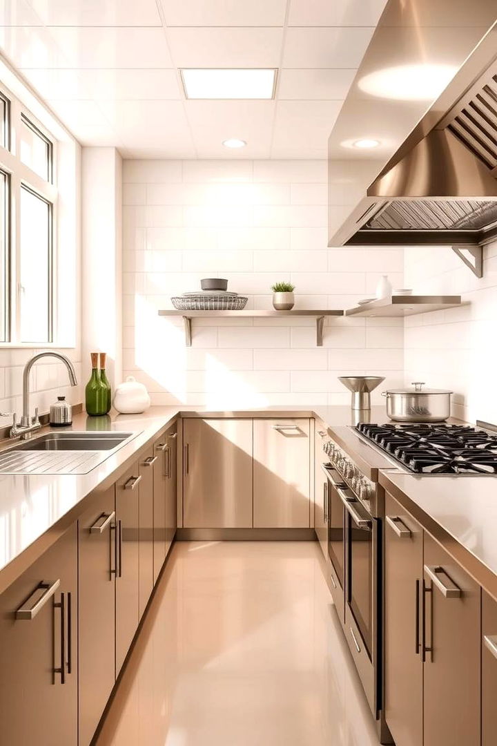 Improved Hygiene and Cleaning - 22 Kitchen With Stainless Steel Appliances