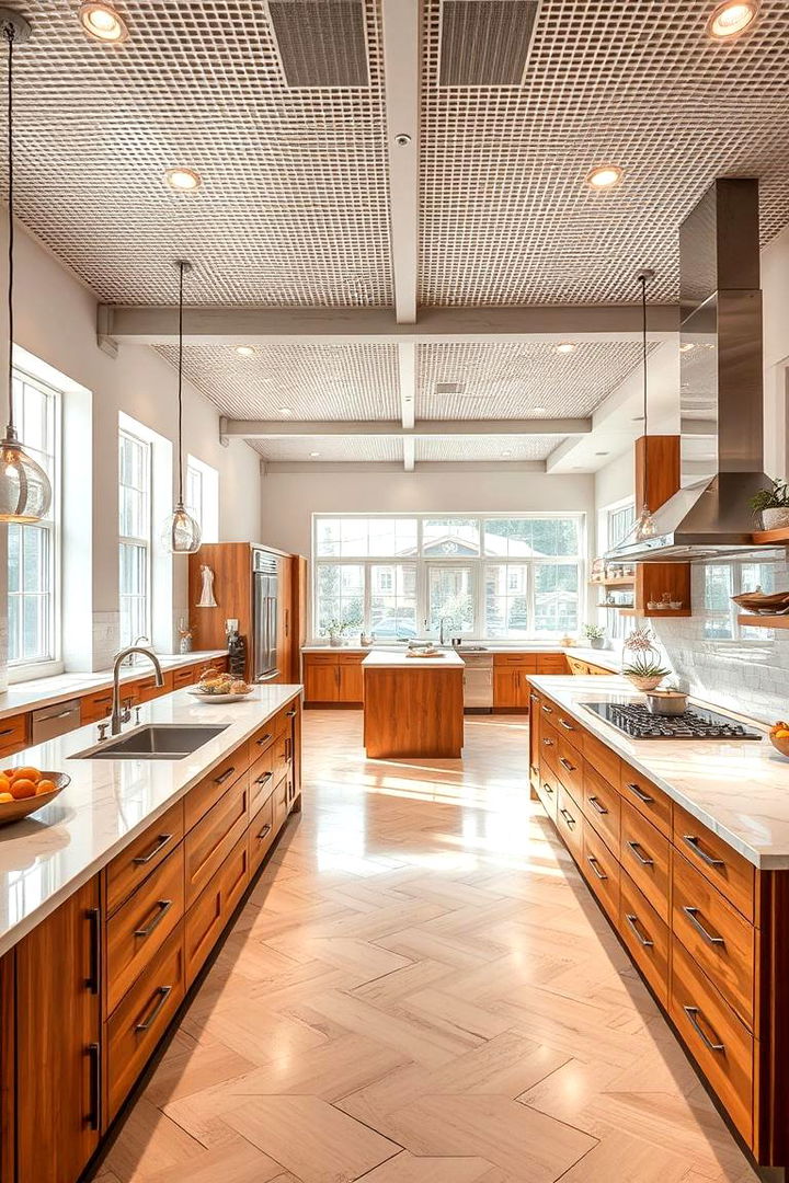 Improved Traffic Flow - 22 Kitchens Without Upper Cabinets