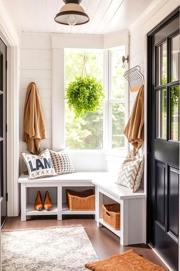 Include Clever Storage Solutions - 22 Small Front Porch Ideas