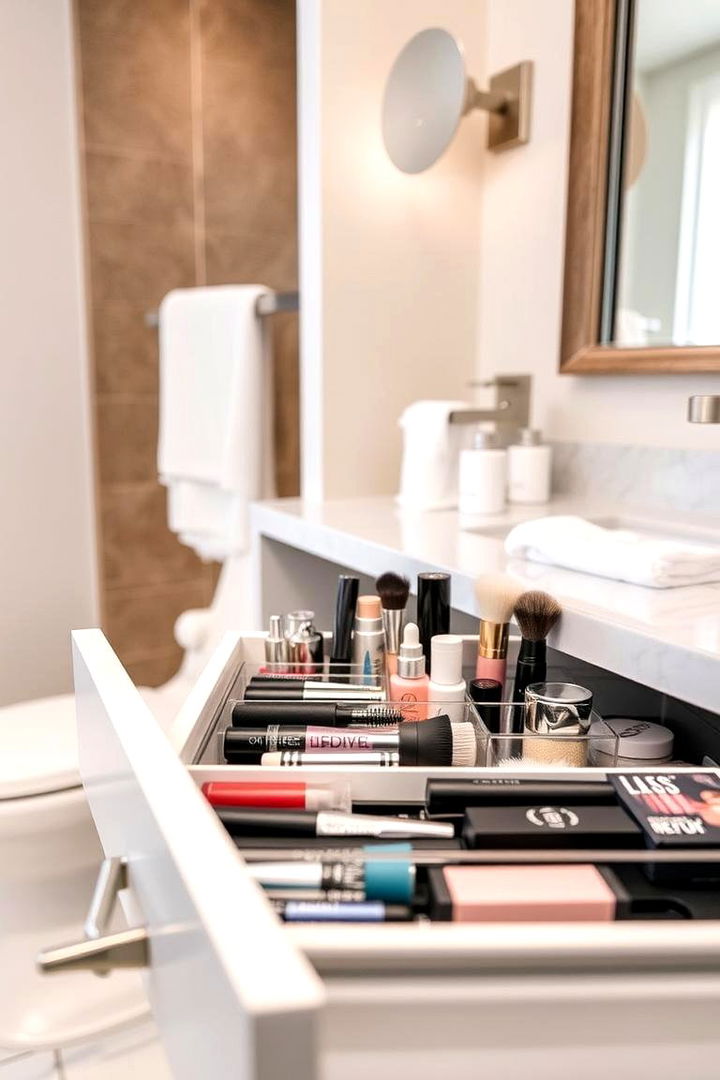 Incorporate Drawer Organizers - 22 Bathroom Organization Ideas