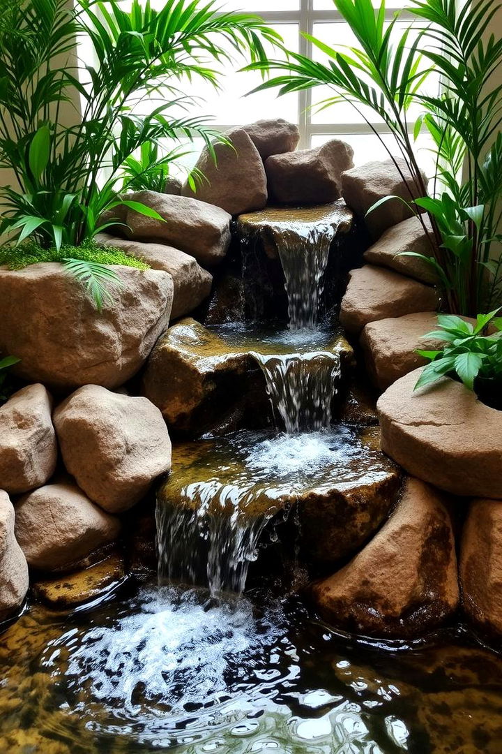 Incorporate Indoor Water Features - 22 Tropical Bedroom Ideas