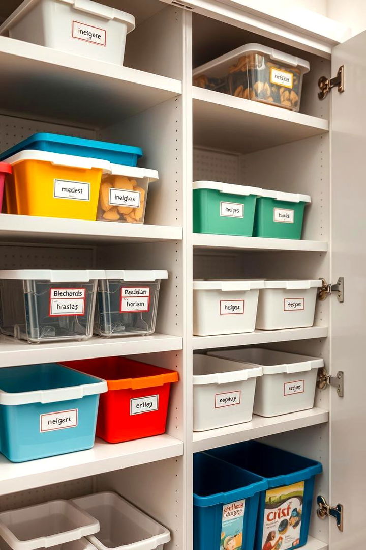 Incorporate Labeling Systems - 22 Kitchen Cabinet Organization Ideas