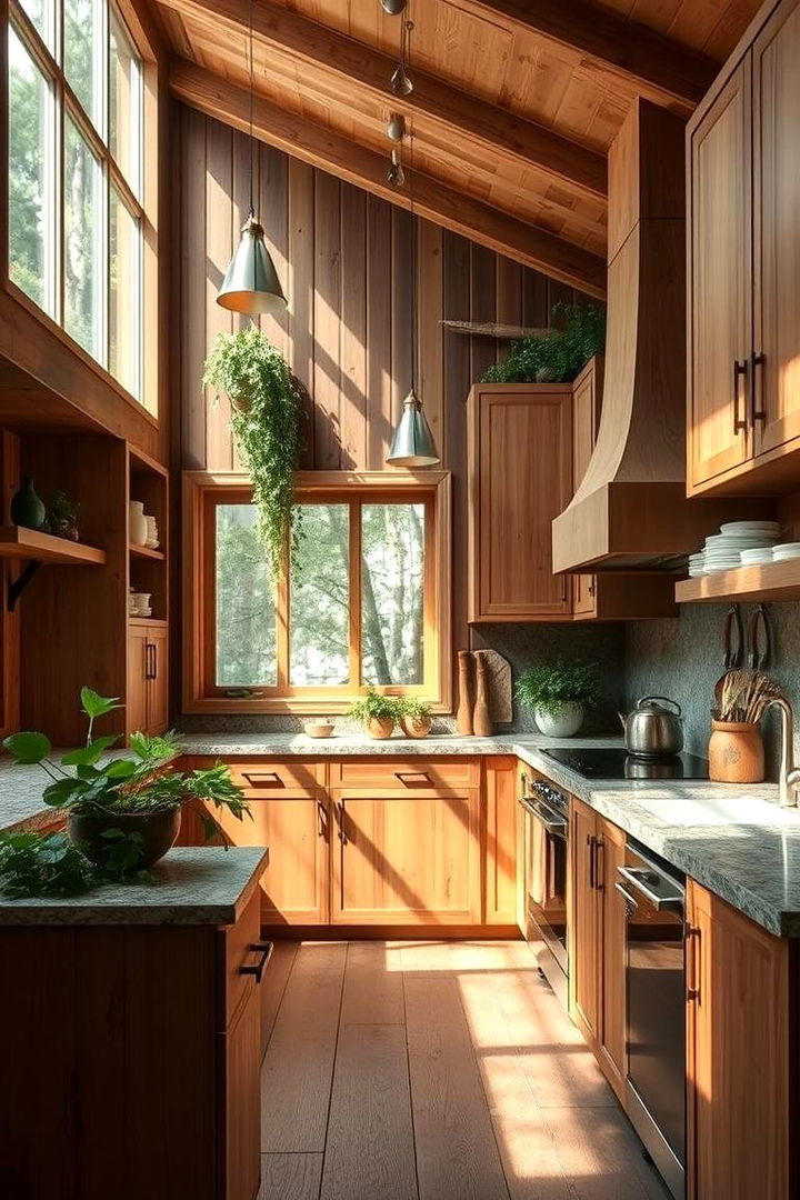 Incorporating Natural Materials - 22 Transitional Kitchen Ideas