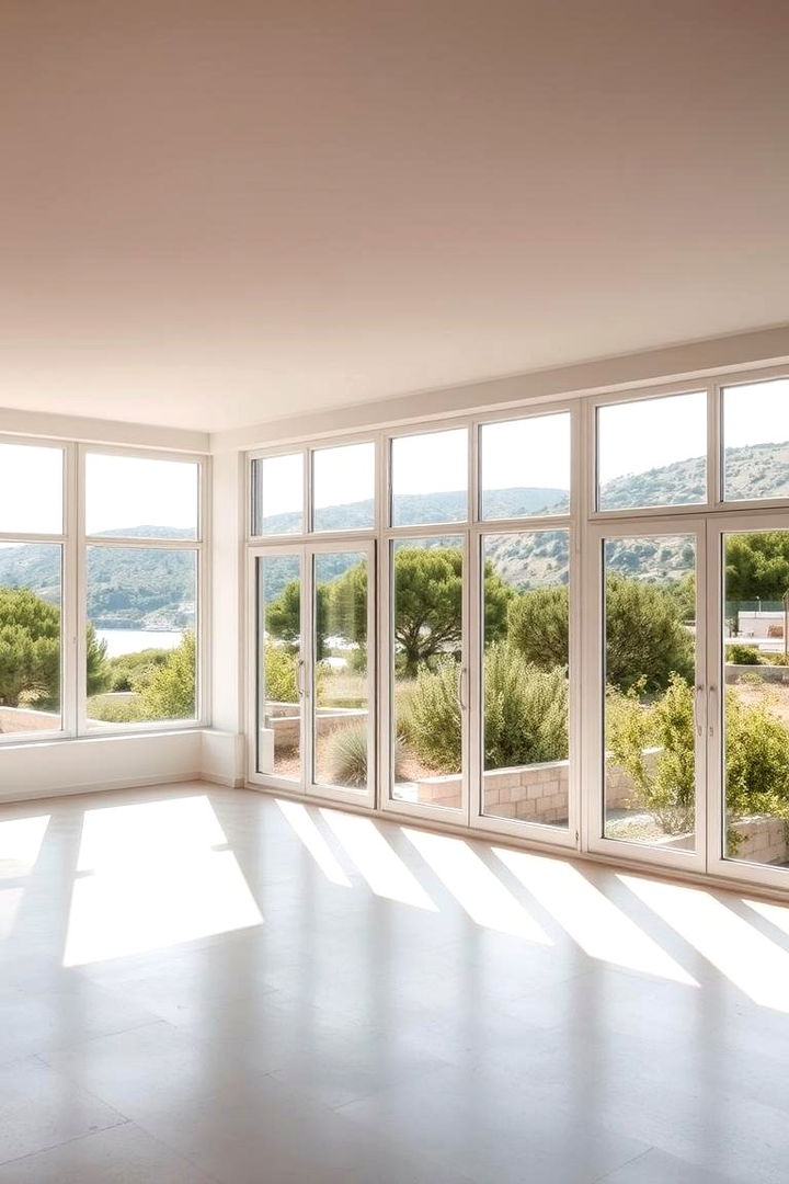 Incorporating Outdoor Greek Views - 22 Greek Bedroom Design Ideas