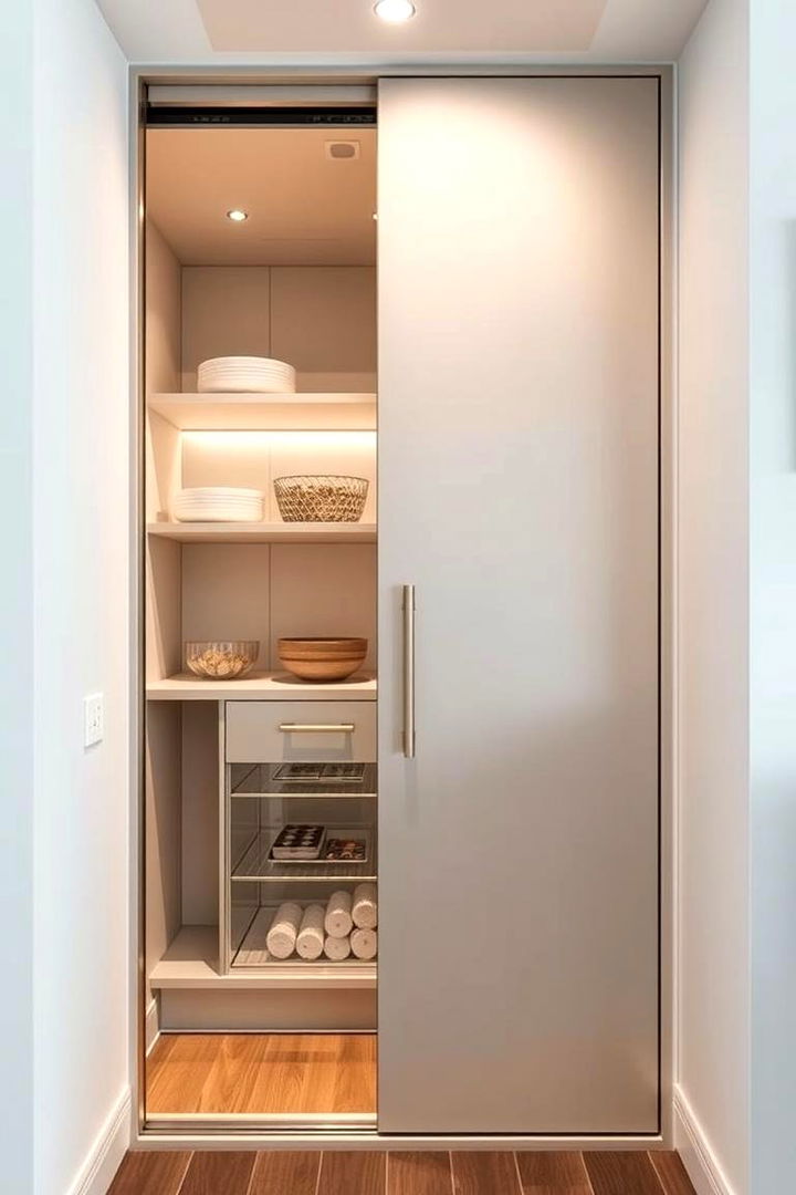Incorporating Sliding Doors - 22 Kitchen Pantry Ideas