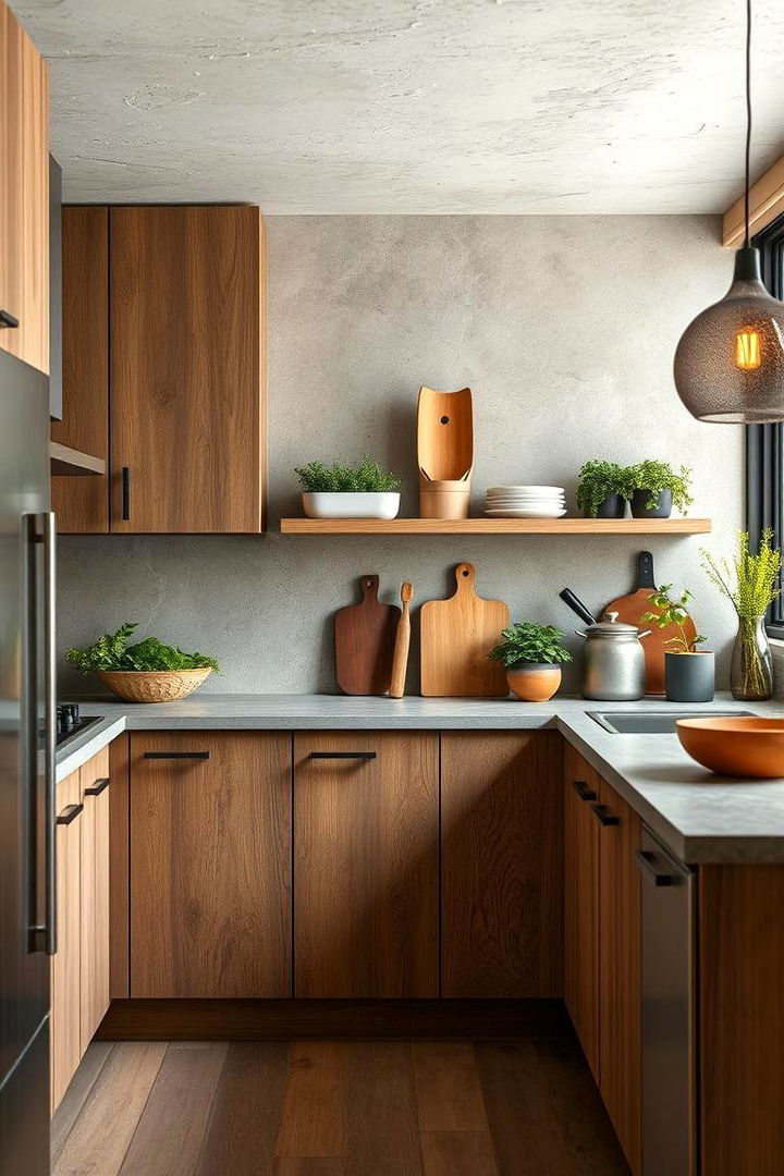 Incorporating Sustainable Materials - 22 Kitchens Without Upper Cabinets