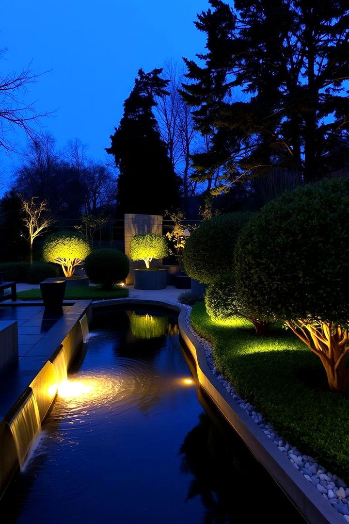 Incorporating Water Features - 22 Front Yard Boxwood Designs