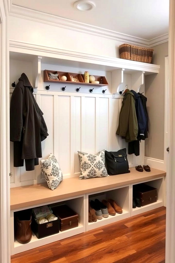 Incorporating a Storage Bench - 22 Coat Closet Ideas