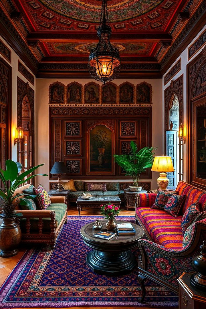 Indian Bohemian Ambiance - 22 Asian Living Room Ideas