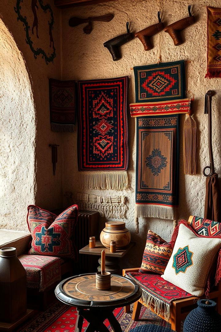 Indigenous Patterns with Western Influence - 22 Western Bedroom Ideas