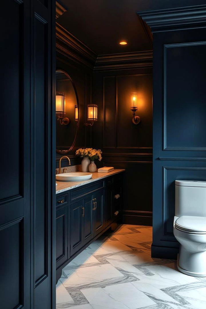 Indigo Artistry - 22 Blue Bathroom Vanity Ideas